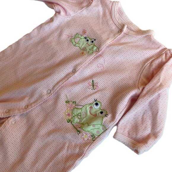 🐸 5 / $10 Bundle | Baby Girl Footie PJ 6M - Picture 1 of 5